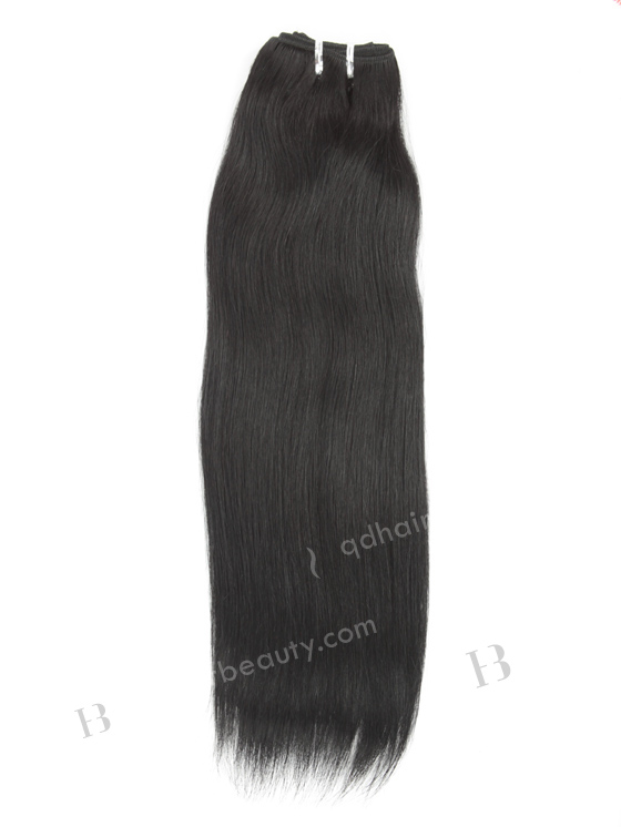 In Stock Indian Remy Hair 18" Straight 1# Color Machine Weft SM-075